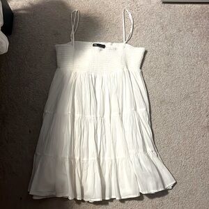 Size medium white mini Zara dress